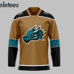 Tahoe Knight Monsters Gold Replica Jersey1