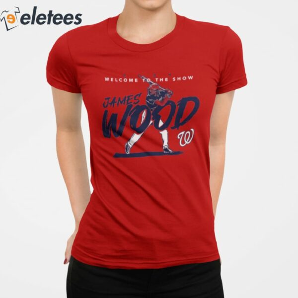Talk Nats Welcome To The Show James Wood Shirt