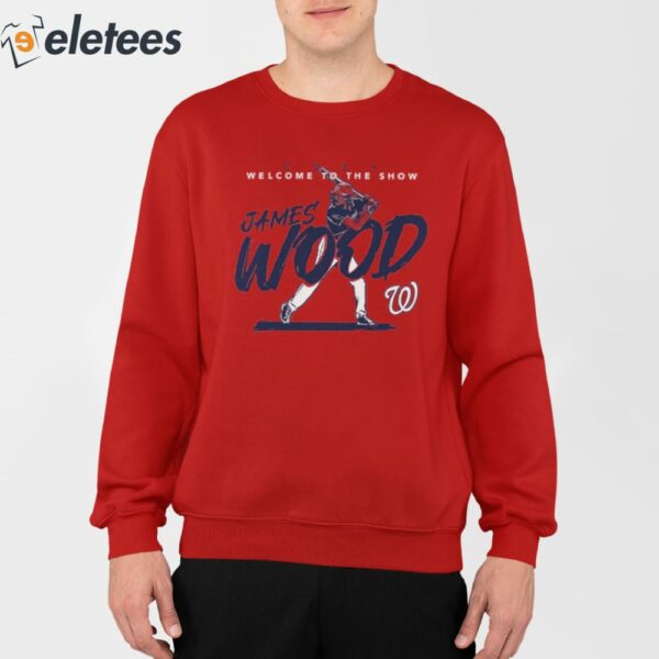 Talk Nats Welcome To The Show James Wood Shirt