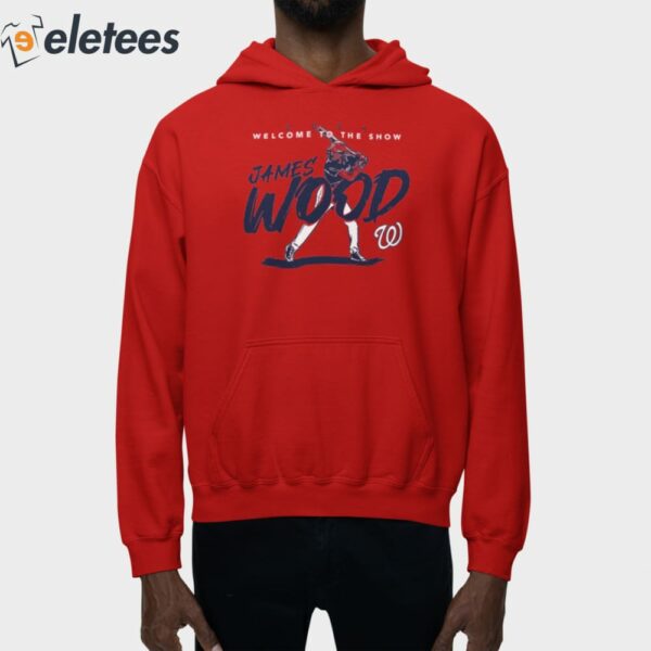 Talk Nats Welcome To The Show James Wood Shirt