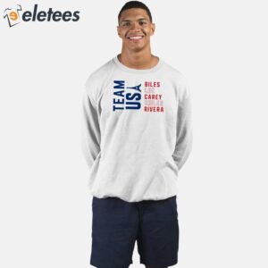 Team Usa Biles Lee Carey Chiles Rivera Shirt 5