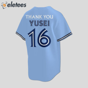 Thank You Yusei Blue Jays Jersey 20242