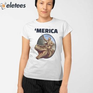 Theodore Roosevelt Allosaurus T Rex Merica Shirt 2