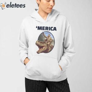 Theodore Roosevelt Allosaurus T Rex Merica Shirt 3