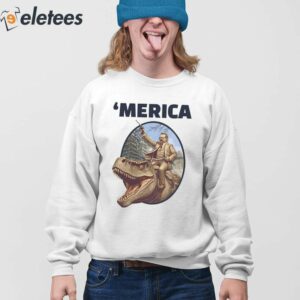 Theodore Roosevelt Allosaurus T Rex Merica Shirt 4