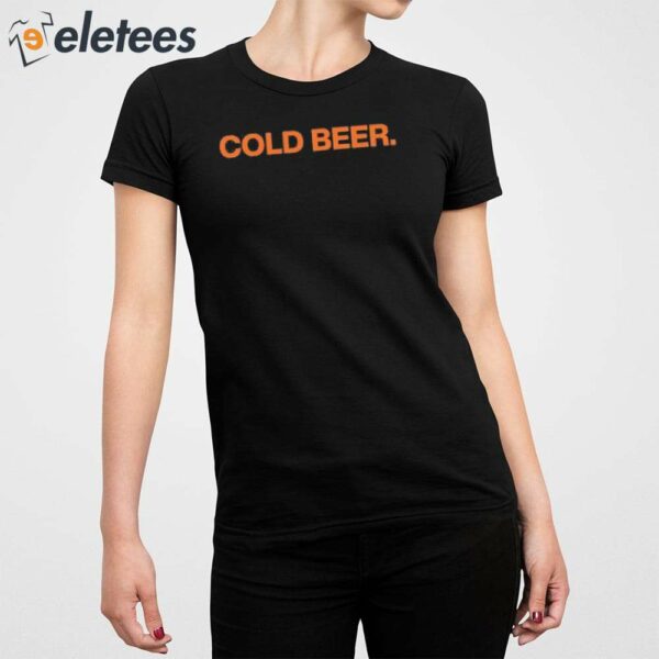 Tigers Andrew Chafin Cold Beer Shirt