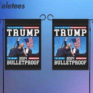 Trump 2024 Bulletproof Bloody Ear Flag1