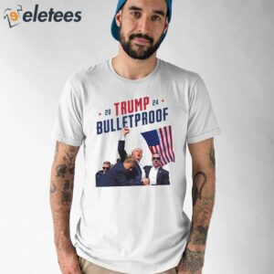 Trump 2024 Bulletproof Shooting Rally Shirt 1