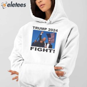 Trump 2024 Fight Bloody Ear Shirt 2