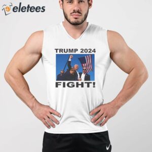 Trump 2024 Fight Bloody Ear Shirt 3