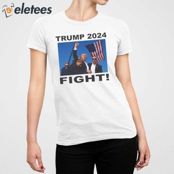 Trump 2024 Fight Bloody Ear Shirt