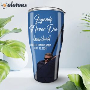 Trump Fight 2024 Rally Legends Never Die Tumbler1