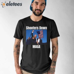 Trump Shooters Down MAGA Shirt 1