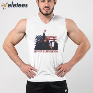 Trump Shoter Rally Never Surrender Shirt 3
