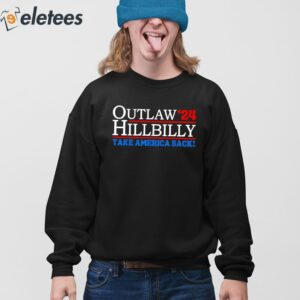 Trump Vance Outlaw Hillbilly 2024 Take America Back Shirt 4