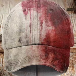 Unisex Bloody Halloween Printed Hat