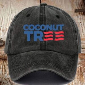 Unisex Coconut Tree Printed Hat