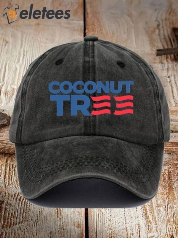 Unisex Coconut Tree Printed Hat