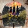 Unisex Halloween Witch Print Hat