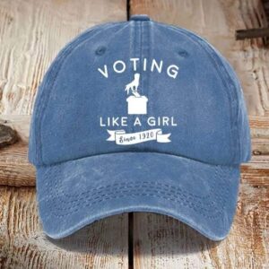 Voting Like A Girl Since 1920 printed hat1