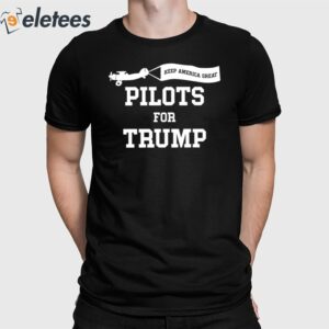 Walter Hudson Keep America Great Pilots For Trump Shirt