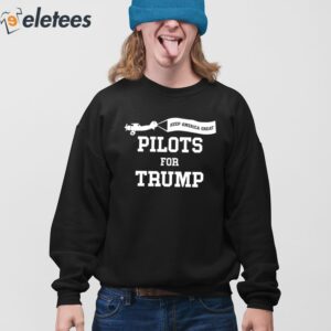 Walter Hudson Keep America Great Pilots For Trump Shirt 4