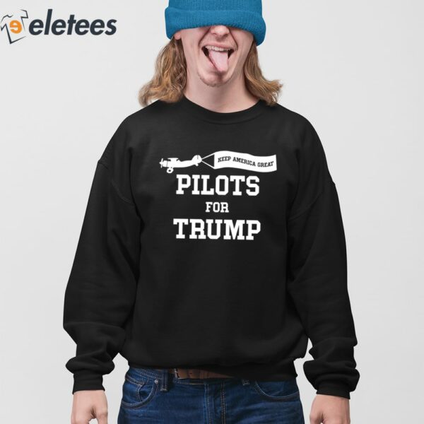 Walter Hudson Keep America Great Pilots For Trump Shirt