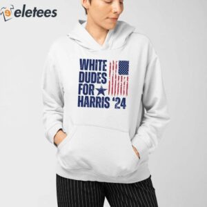 White Dudes For Harris Election 2024 Shirt 3