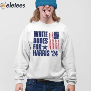 White Dudes For Harris Election 2024 Shirt 4