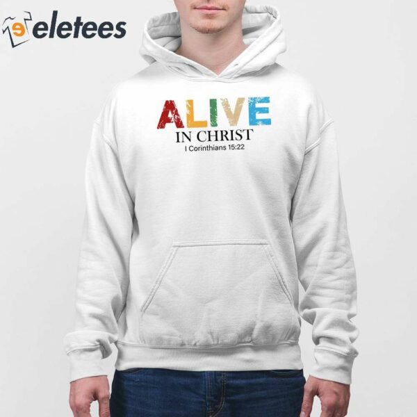 Women’s Alive In Christ Print Crew Neck T-Shirt