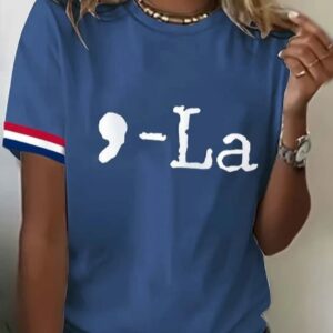 Women’s Comma La 2024 Vote Print T-Shirt