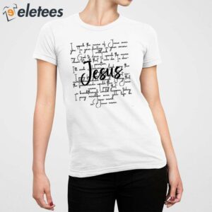 Womens I Speak The Name Of Jesus Over You Jesus Print T shirt 2