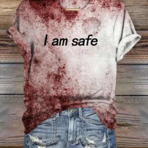 Womens I am safe T shirt
