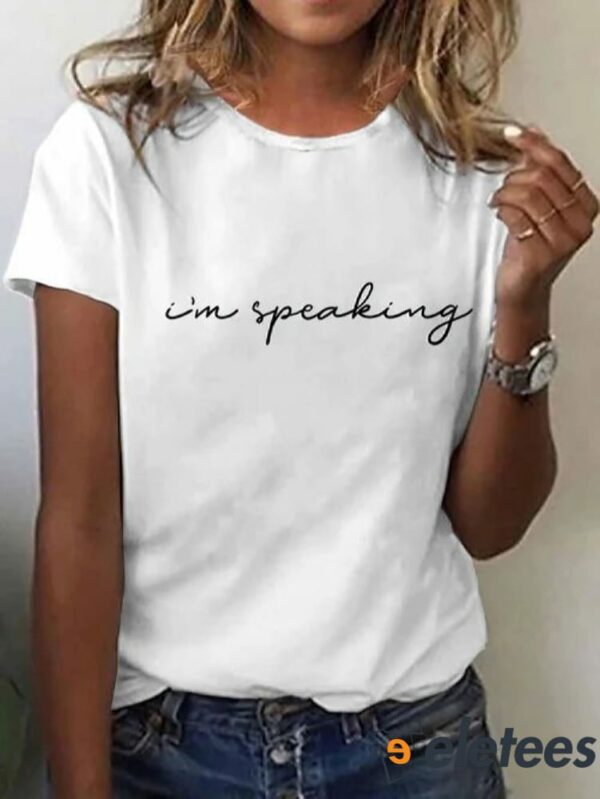 Women’s I’m Speaking 2024 Print T-Shirt