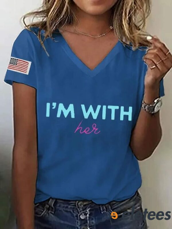 Women’s I’m With Her Print T-Shirt