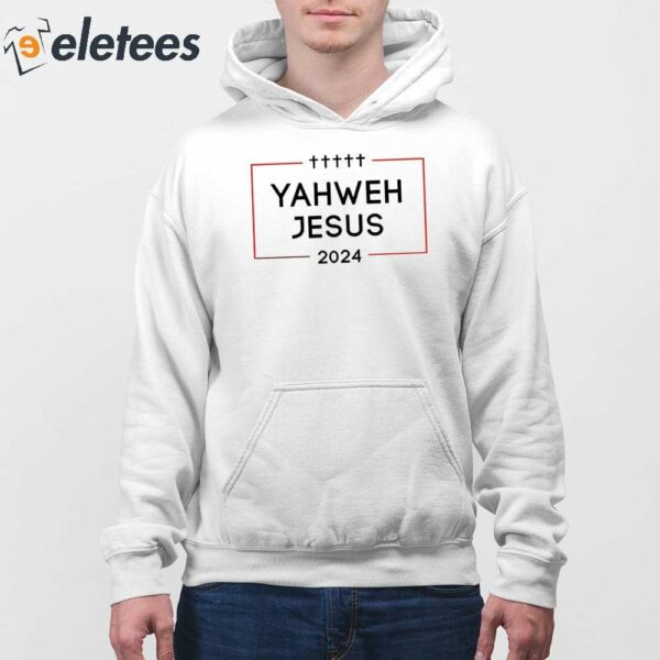 Women’s Jesus 2024 Print V-Neck T-Shirt