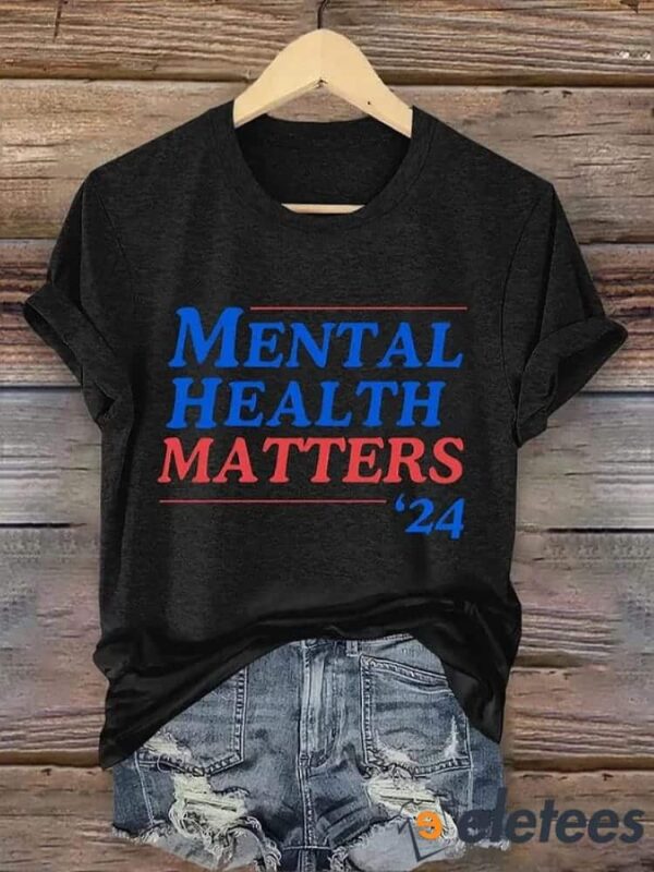 Women’s Mental Health Matters Print Crew Neck T-Shirt