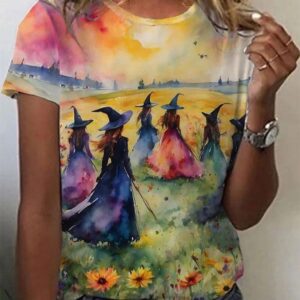 Womens Midsummer Witches Gather T Shirt