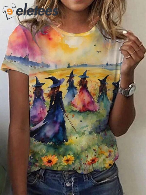 Women’s Midsummer Witches Gather 3d T-Shirt