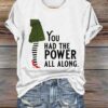 Women’s You Had The Power All Along Wicked Fan Print Crew Neck T-Shirt