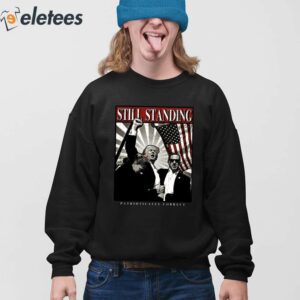 Zeek Arkham Wearing Still Standing Patriotically Correct Shirt 4