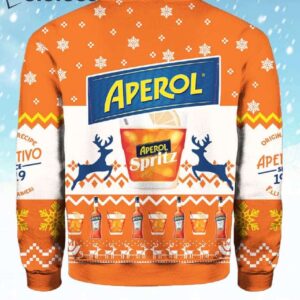 Aperol Spritz 3D Printed Christmas Sweater 2