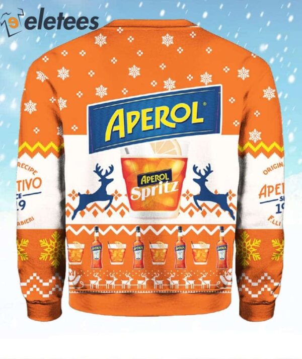 Aperol Spritz 3D Printed Christmas Sweater