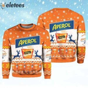 Aperol Spritz 3D Printed Christmas Sweater 3