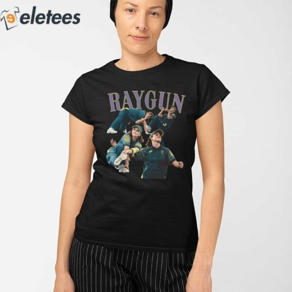 B-Girl Raygun Australian Olympic Breakdancer Funny Cringe 90s Shirt