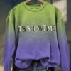 Beetlejuice It’s Showtime Halloween Horror Movie Gradient Sweatshirt