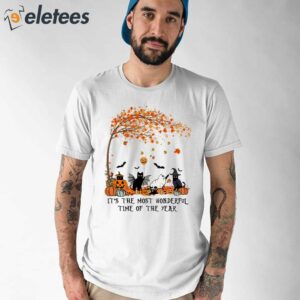 Cats Autumn Its The Most Wonderful Time Of The Year Sweatshirt 1