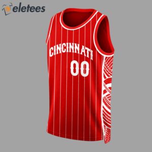 Cincy Reds Basketball Jersey1