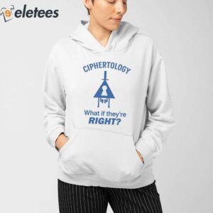 Ciphertology What If Theyre Right Shirt 3