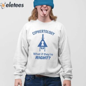 Ciphertology What If Theyre Right Shirt 4